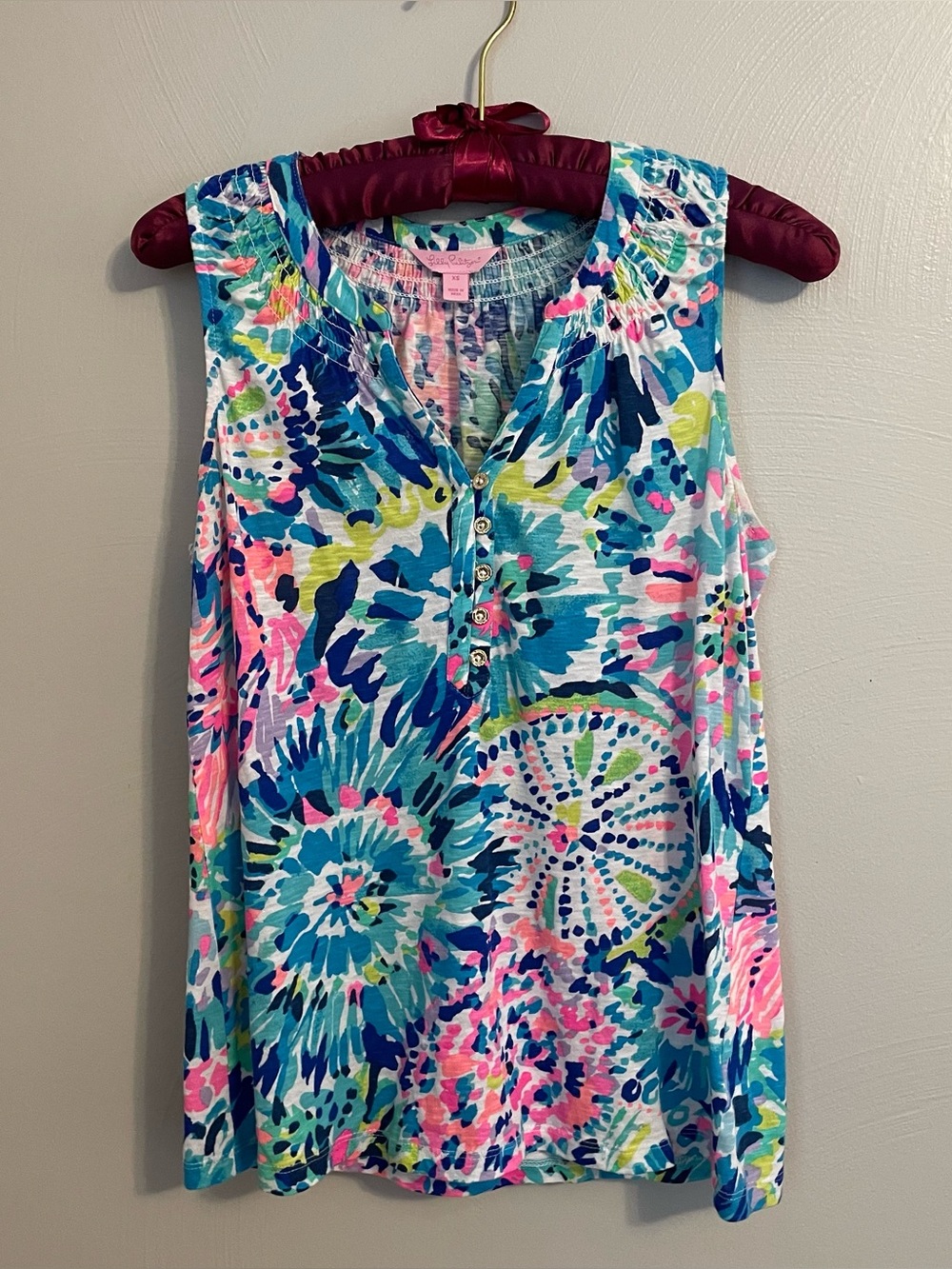 Lilly Pulitzer 100% Cotton Tank Size XS
